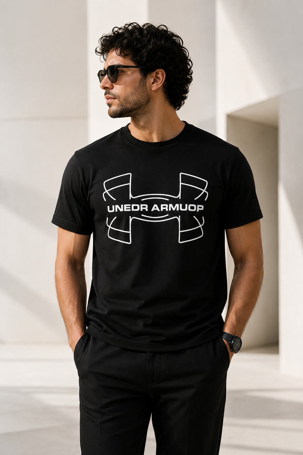 T-Shirt Streetwear Paris Noir Unisexe Oversize
