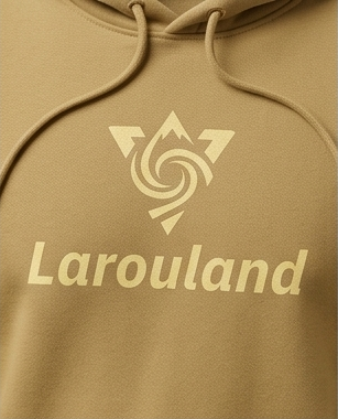 Sweat à Capuche LAROULAND Beige Premium – Hoodie Unisexe Confort & Style Minimaliste