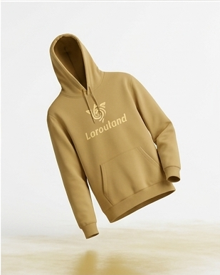 Sweat à Capuche LAROULAND Beige Premium – Hoodie Unisexe Confort & Style Minimaliste