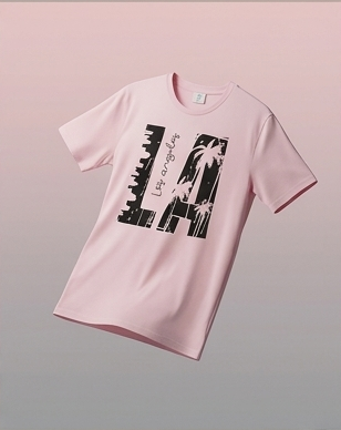 T-shirt LA Palm Streetwear Unisexe en Coton – LAROULAND