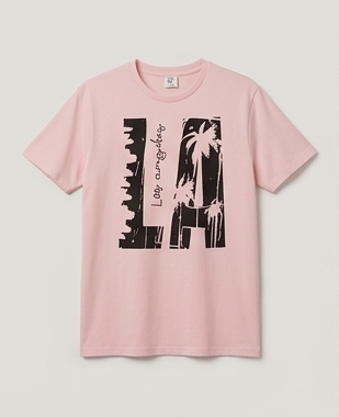T-shirt LA Palm Streetwear Unisexe en Coton – LAROULAND