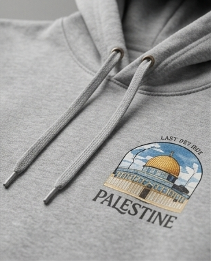 Hoodie Palestine Streetwear Unisexe – Sweat à Capuche LAROULAND