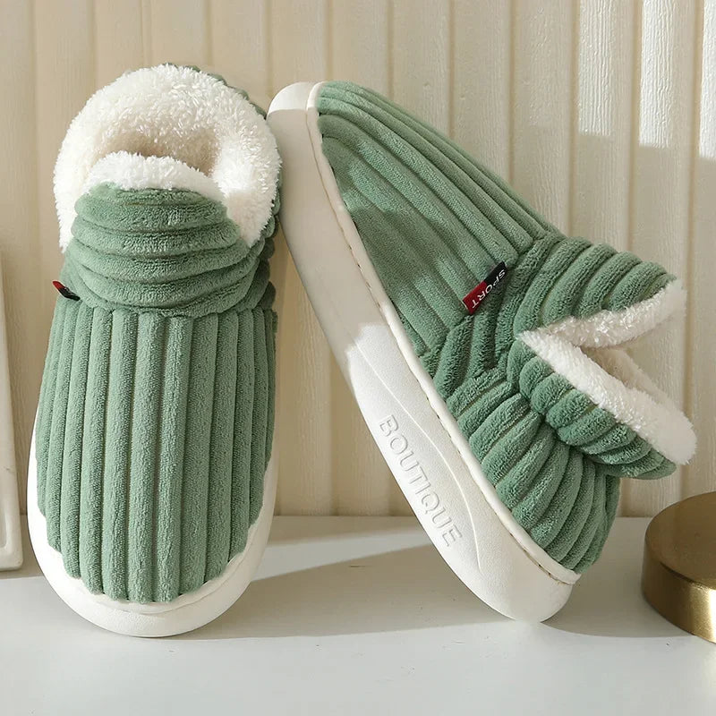 PlushStep™ – Chaussons Hiver Doux & Chauds | Femme & Homme Confort Peluche