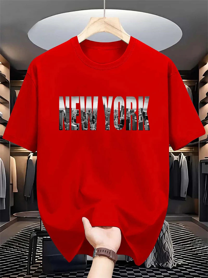 T-Shirt New York Street – Impression 3D Loose & Style Hip-Hop