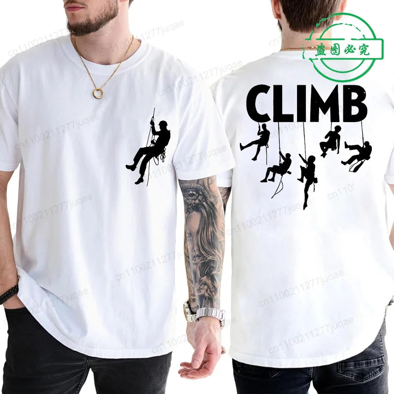 T-shirt Born To Climb Homme – Tee-shirt Escalade & Randonnée Respirant Été