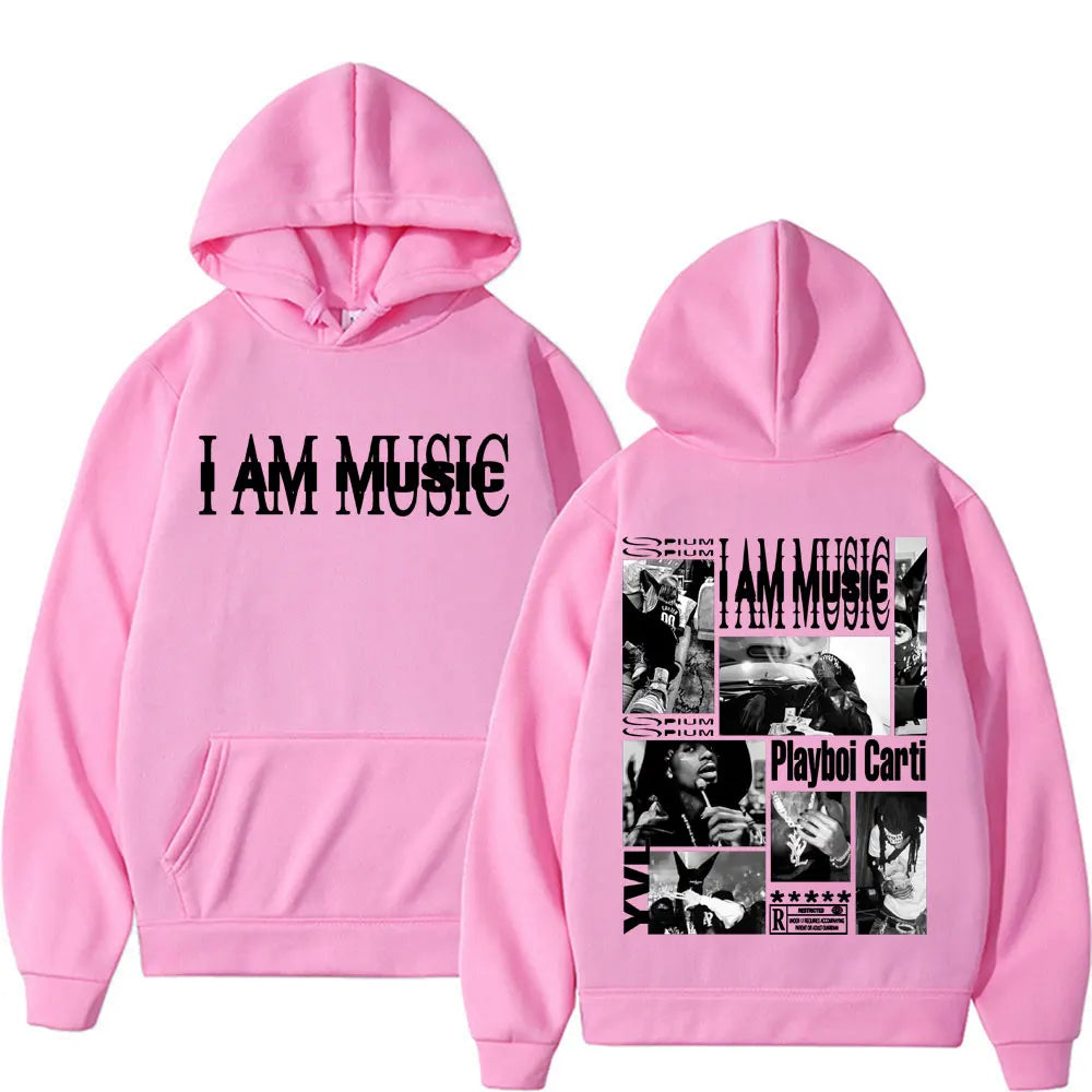 Hoodie Oversize Graphique Hip Hop – Sweat à Capuche Streetwear Gothique