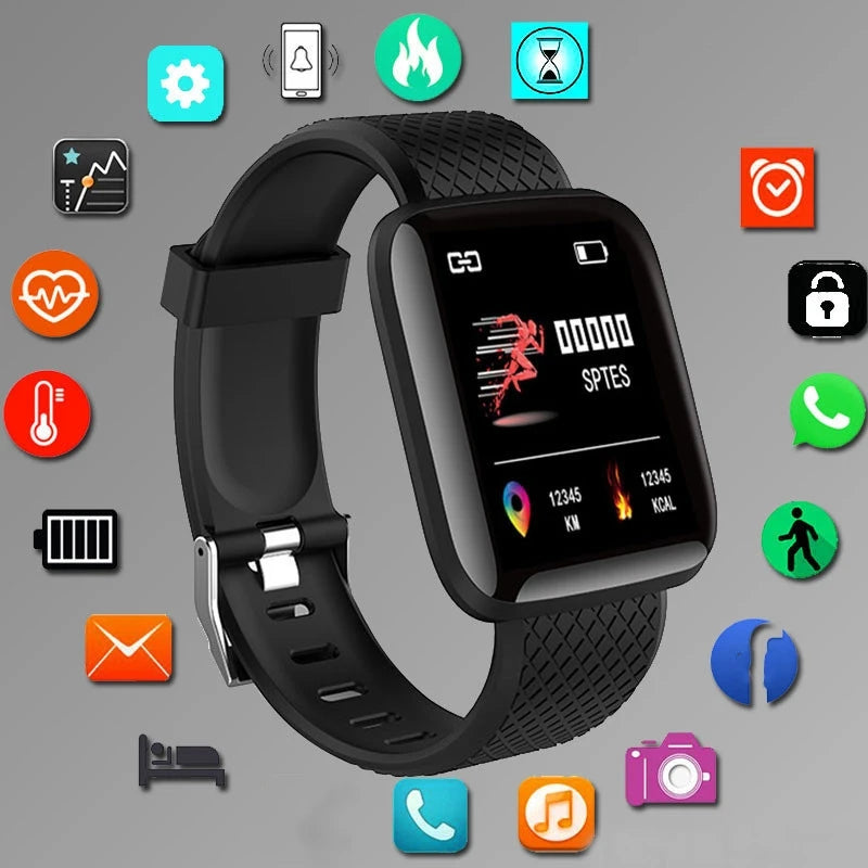SmartPulse™ – Montre Connectée Homme & Femme | Fitness, Messages & Santé Android/iOS