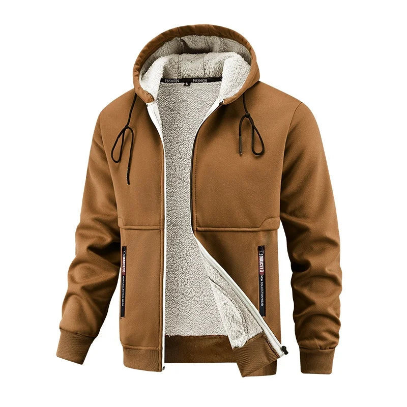 Blouson Teddy Mouton Homme - Veste Chaude Automne Hiver