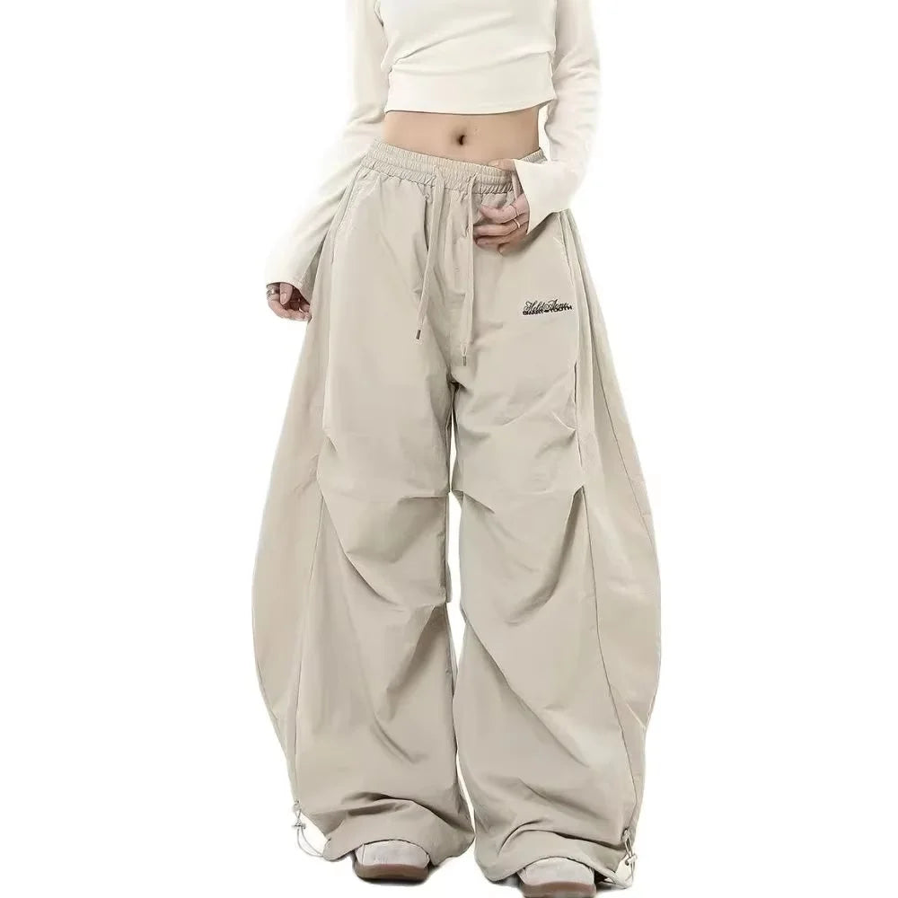 Pantalon Cargo Femme Taille Basse - Style Y2K Hip Hop Streetwear