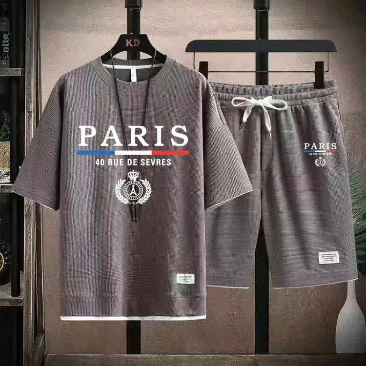 T-shirt Col Rond + Short Sport Casual