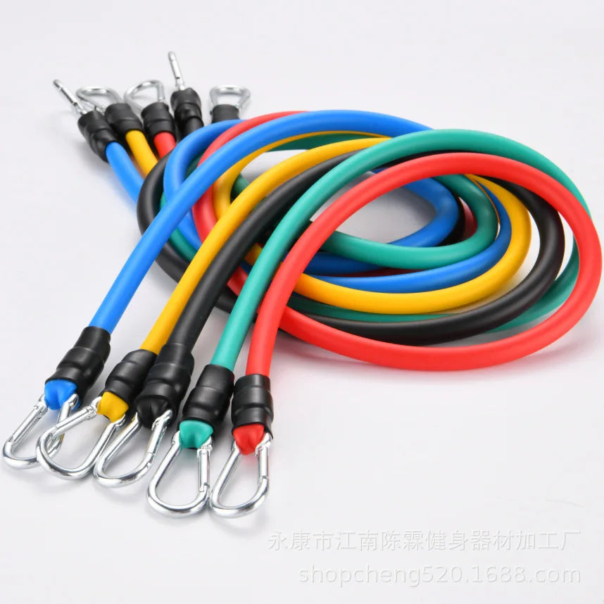 Bandes de Résistance Réglables pour Musculation – Kit Complet Multi-Fonctions avec Cordes, Poignées et Ancrage Porte