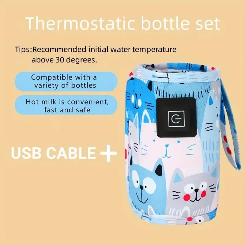 ThermaBébé™ Nomade  Chauffe-Biberon USB Portable – Sac Nomade Premium