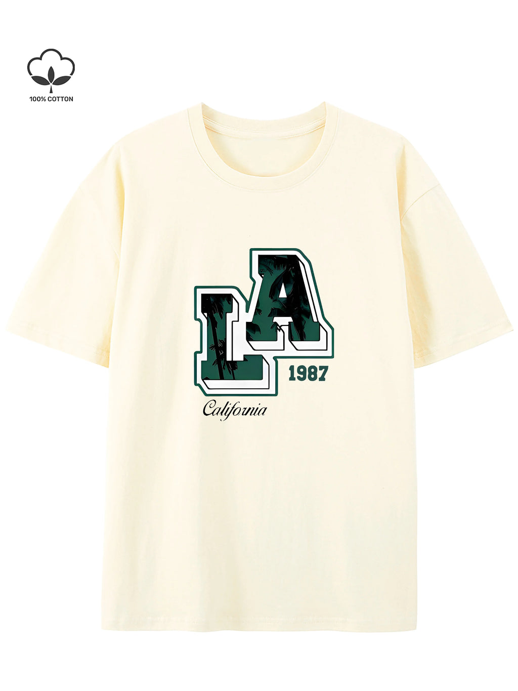 T-Shirt Homme Los Angeles – Style Urbain Décontracté