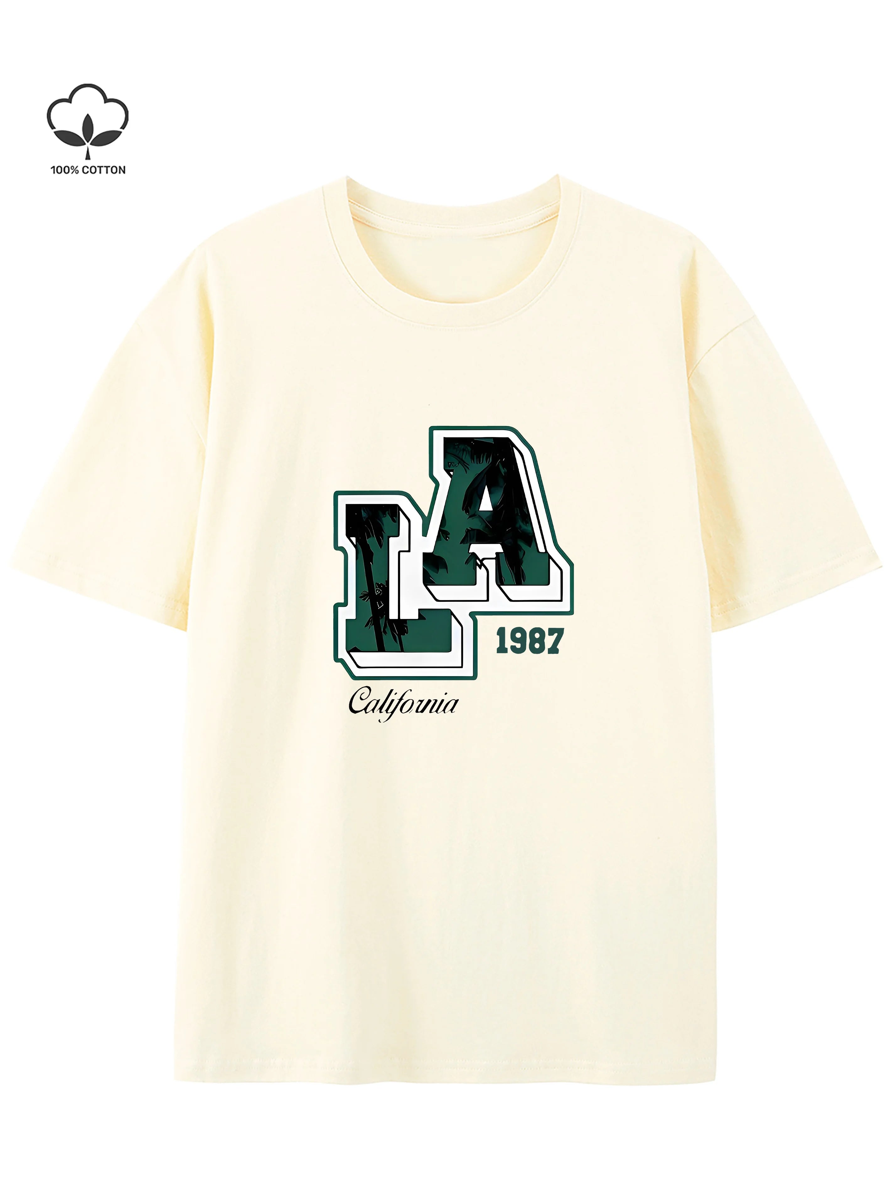 T-Shirt Homme Los Angeles – Style Urbain Décontracté