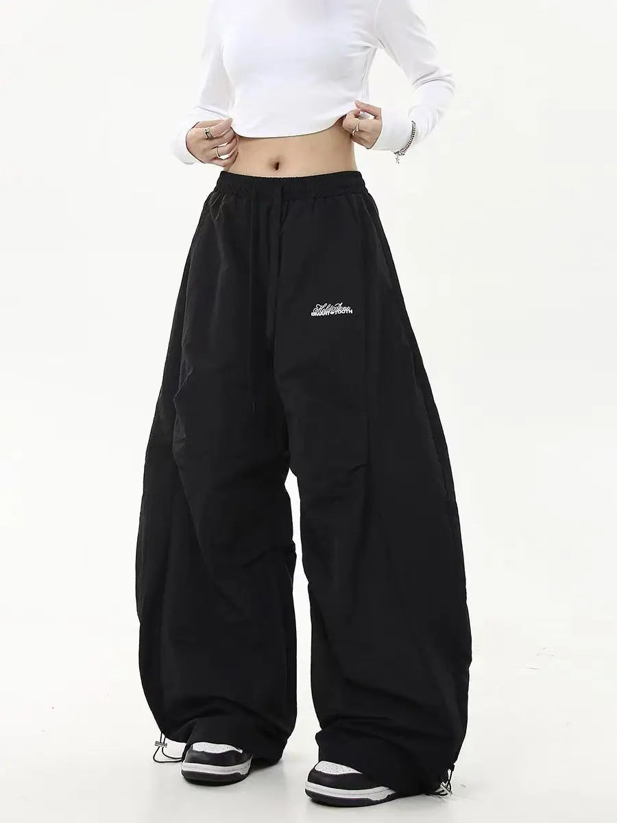 Pantalon Cargo Femme Taille Basse - Style Y2K Hip Hop Streetwear