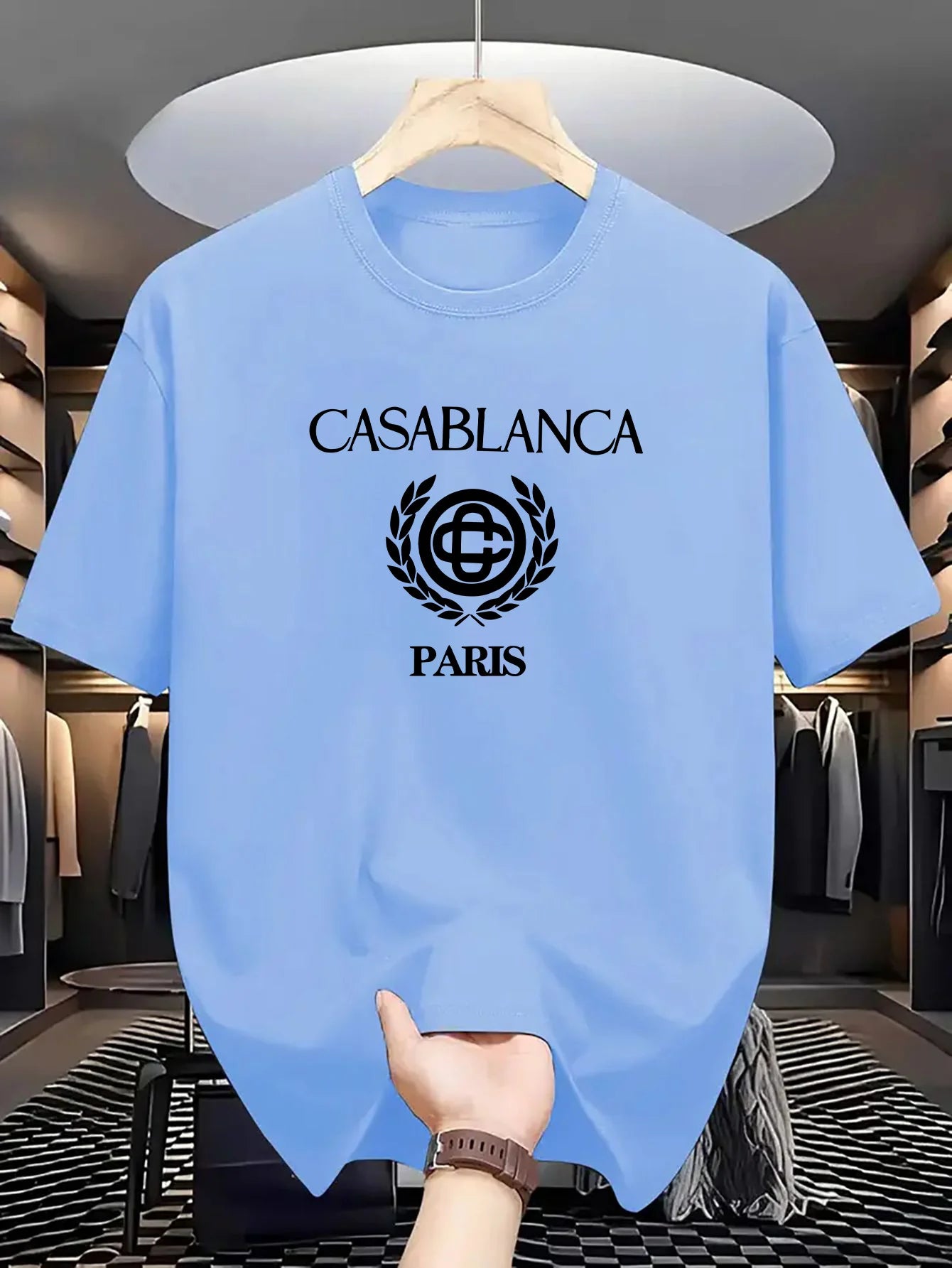 T-Shirt Homme Paris High Street – Coton Épais Premium & Style Urbain