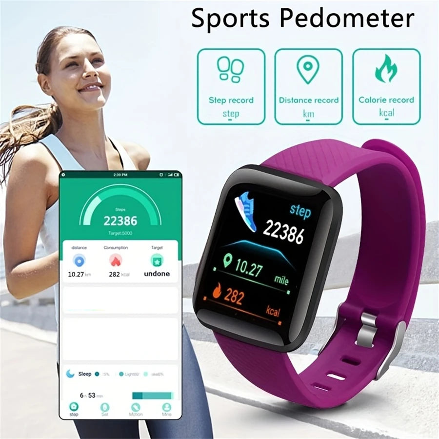 SmartPulse™ – Montre Connectée Homme & Femme | Fitness, Messages & Santé Android/iOS