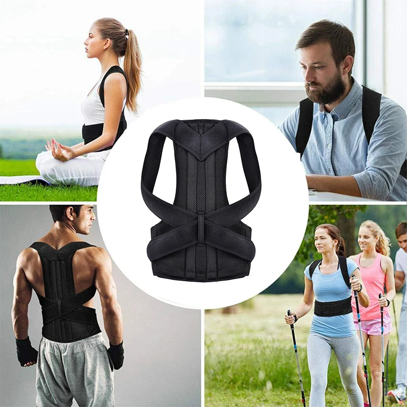 Correcteur de Posture Réglable – Soutien Dos & Épaules