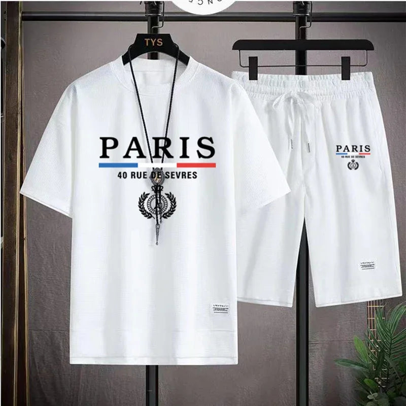 T-shirt Col Rond + Short Sport Casual