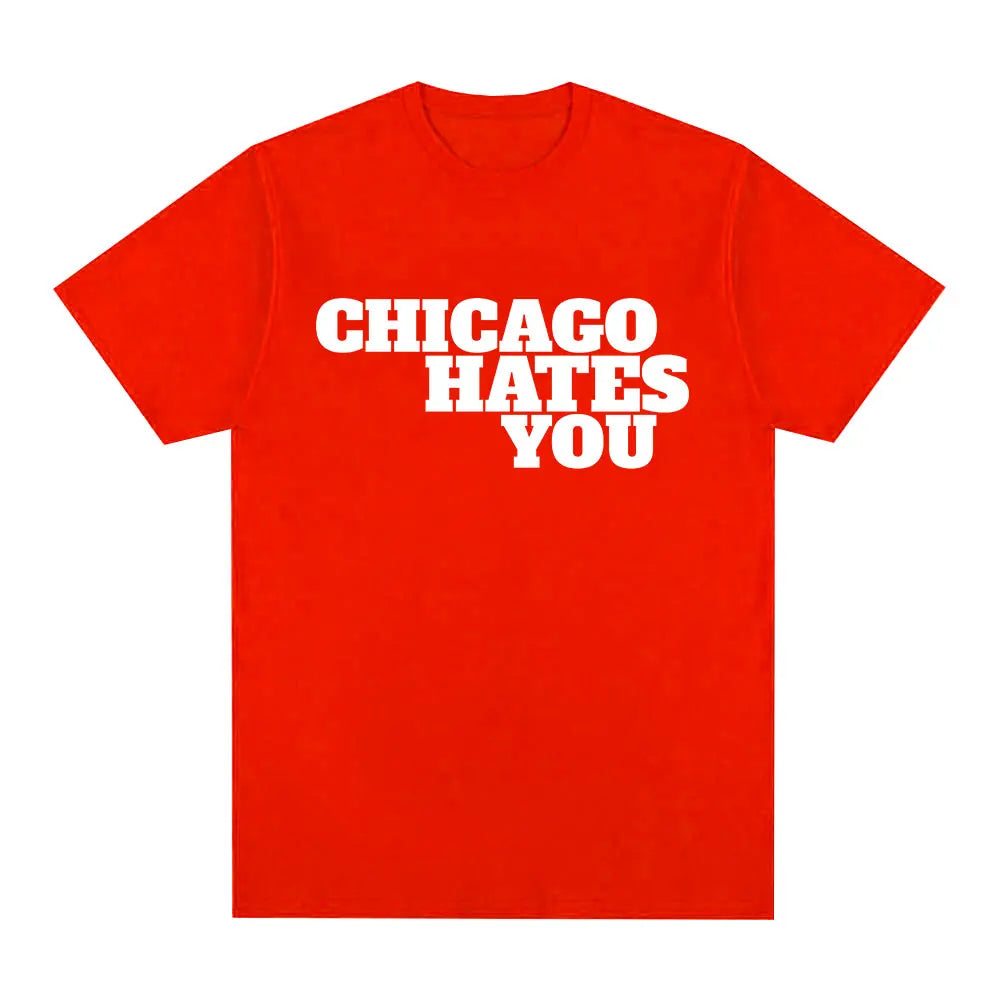 T-Shirt Streetwear Rap Chicago Oversize – Style Hip-Hop Urbain