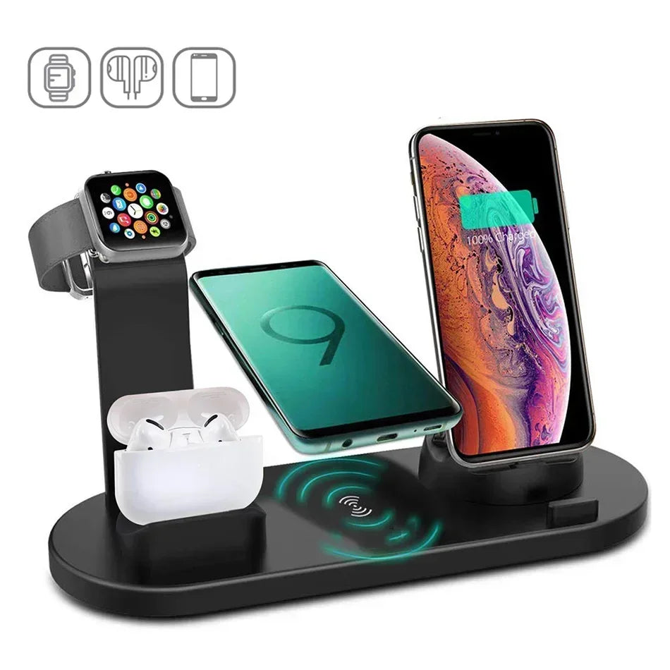 Station de Charge Sans Fil 7-en-1 100W – Compatible iPhone, Apple Watch & AirPods