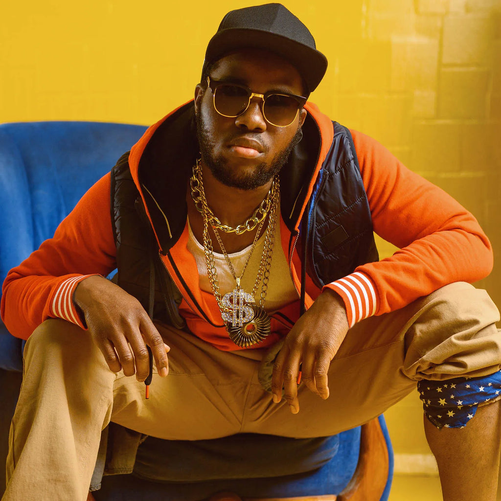 Collier Signe Dollar Doré - Chaîne Cubaine Hip Hop