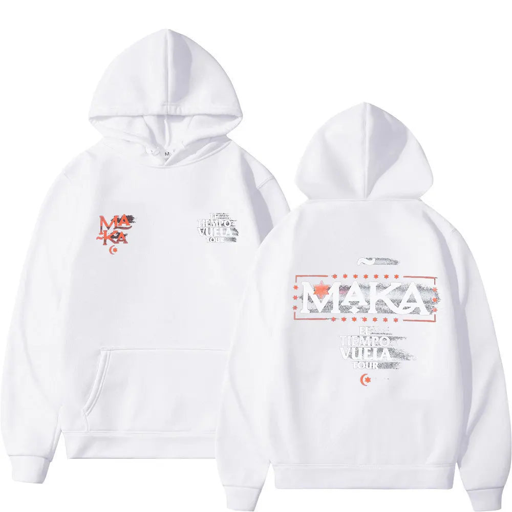 Hoodie streetwear oversize unisexe – Sweat à capuche graphique coton