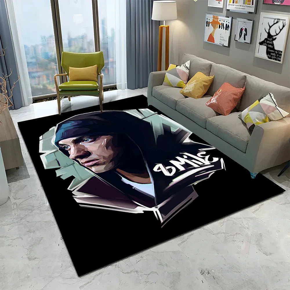 Tapis Hip Hop Rapper Étoile - Décor Chambre Salon