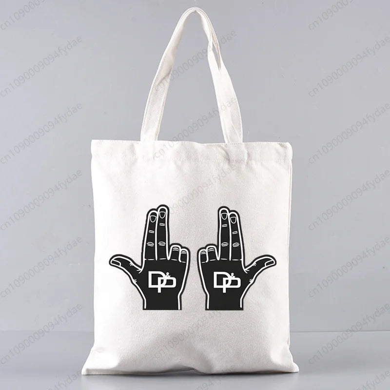 Sac tote en canvas résistant, léger et grande capacité.