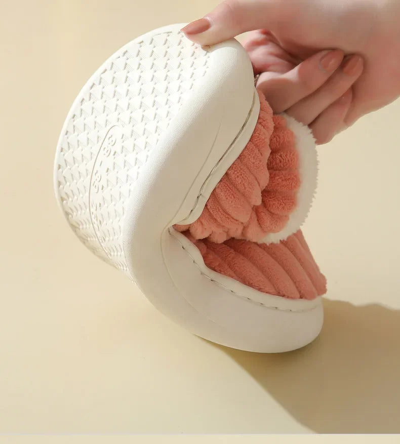 PlushStep™ – Chaussons Hiver Doux & Chauds | Femme & Homme Confort Peluche