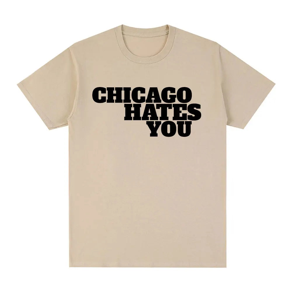 T-Shirt Streetwear Rap Chicago Oversize – Style Hip-Hop Urbain