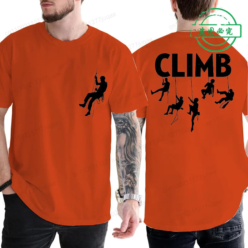 T-shirt Born To Climb Homme – Tee-shirt Escalade & Randonnée Respirant Été