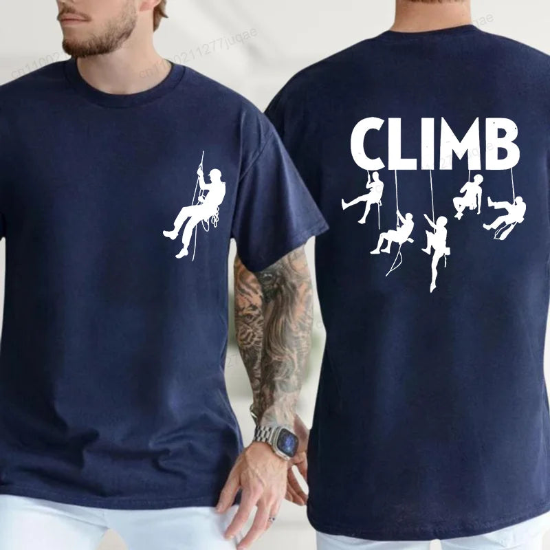 T-shirt Born To Climb Homme – Tee-shirt Escalade & Randonnée Respirant Été