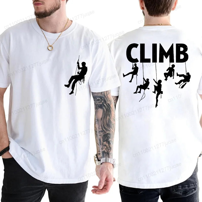 T-shirt Born To Climb Homme – Tee-shirt Escalade & Randonnée Respirant Été