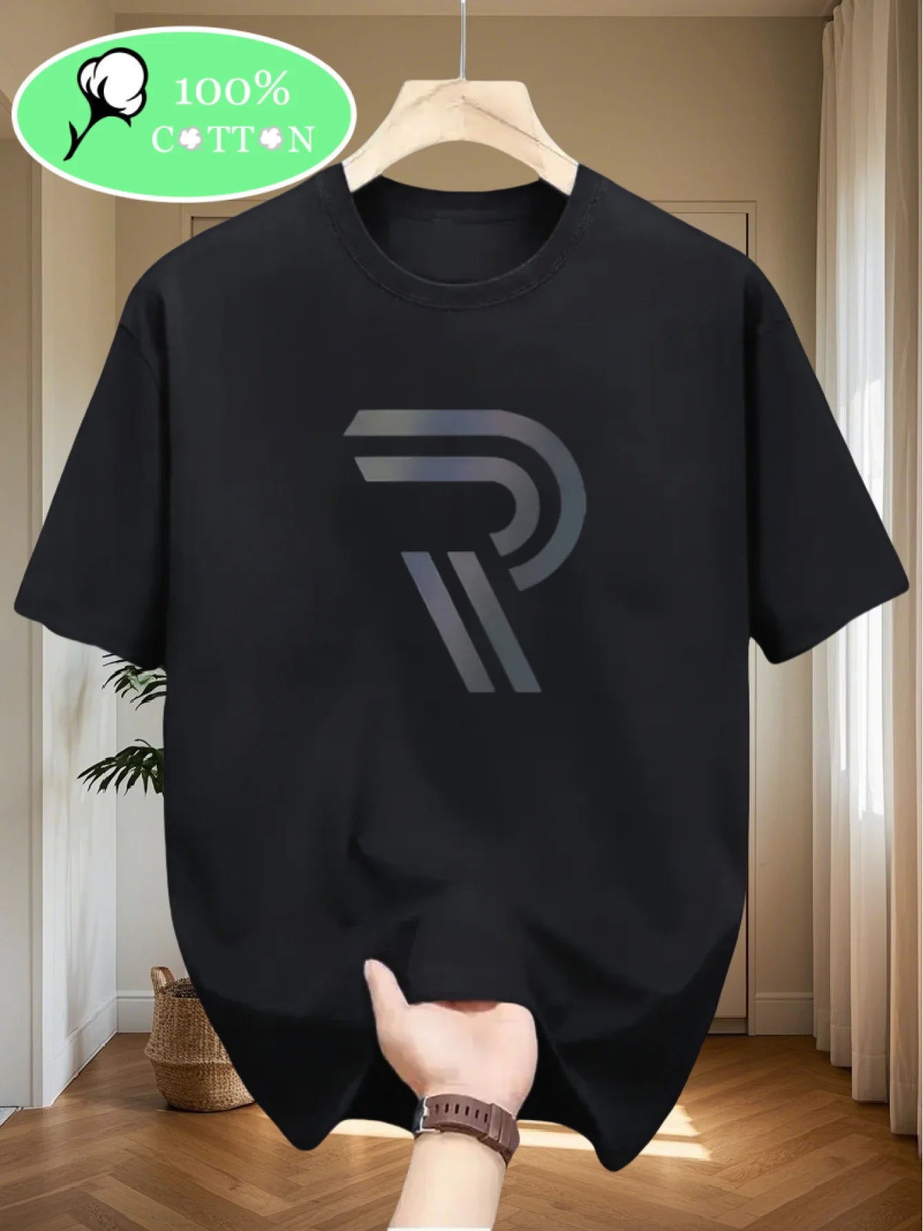 T-Shirt Homme Smiley – 100% Coton Confort & Style Casual