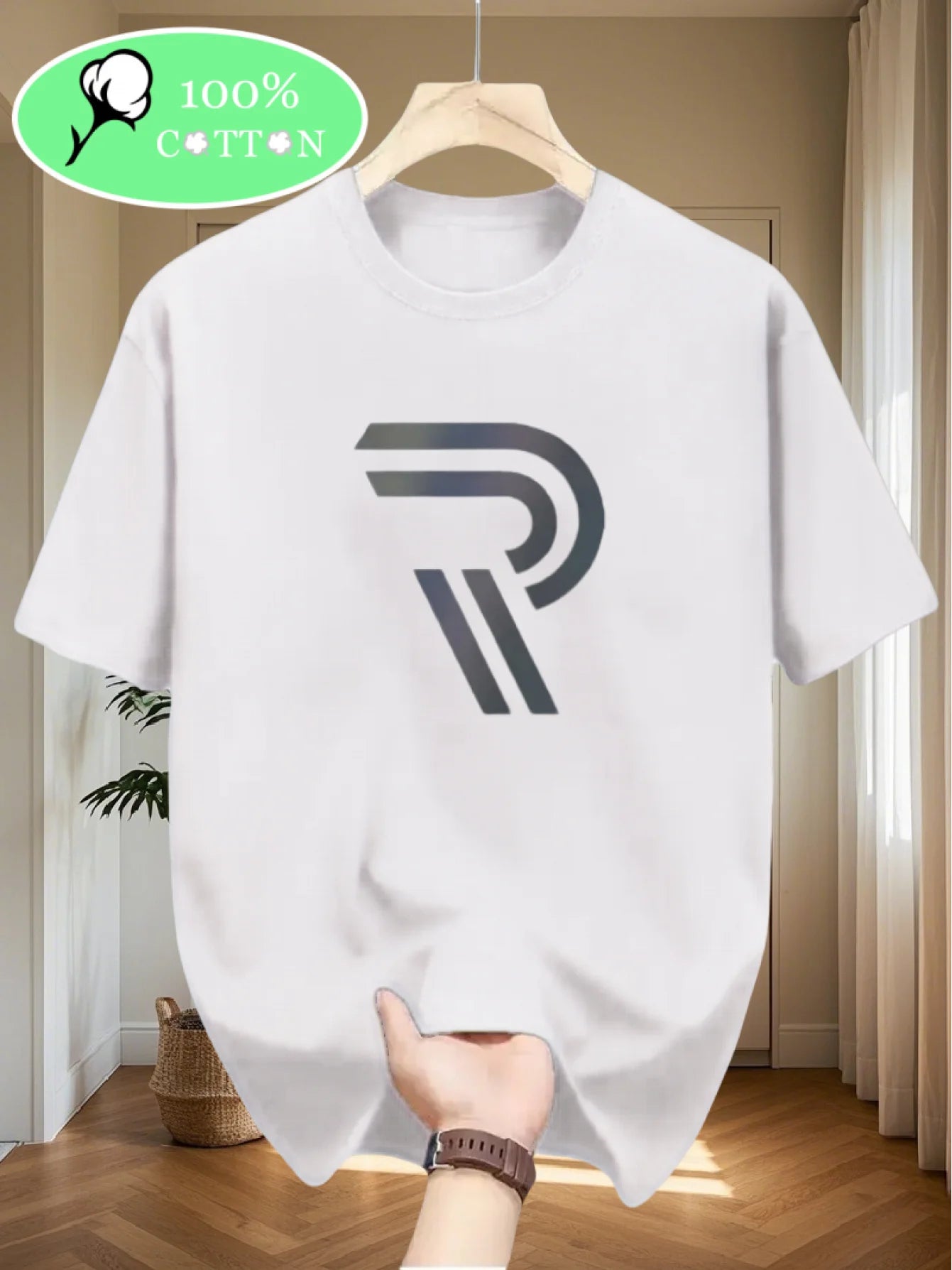 T-Shirt Homme Smiley – 100% Coton Confort & Style Casual