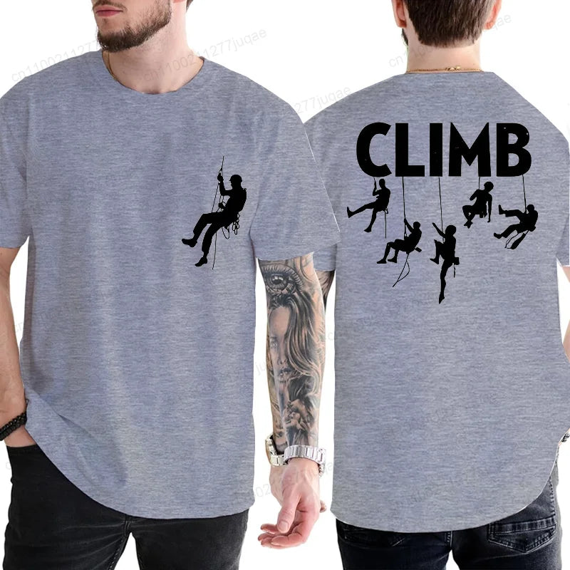 T-shirt Born To Climb Homme – Tee-shirt Escalade & Randonnée Respirant Été