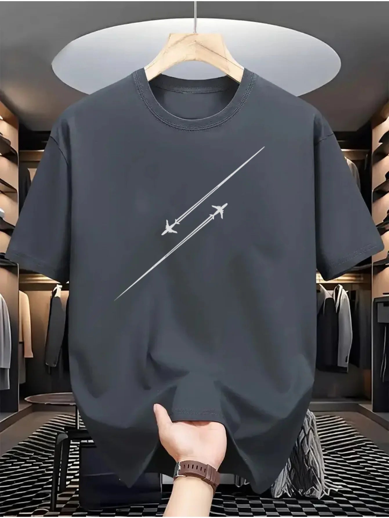 T-Shirt Homme Flight Path – 100 % Coton & Esprit Voyage