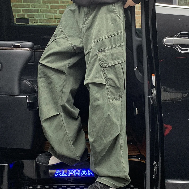 Pantalon Cargo Homme Grandes Poches - Style Japonais Y2K Harajuku
