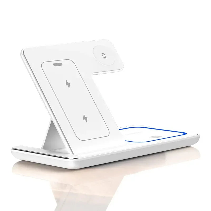Chargeur Sans Fil 3-en-1 Pliable 200W pour iPhone & Apple Watch