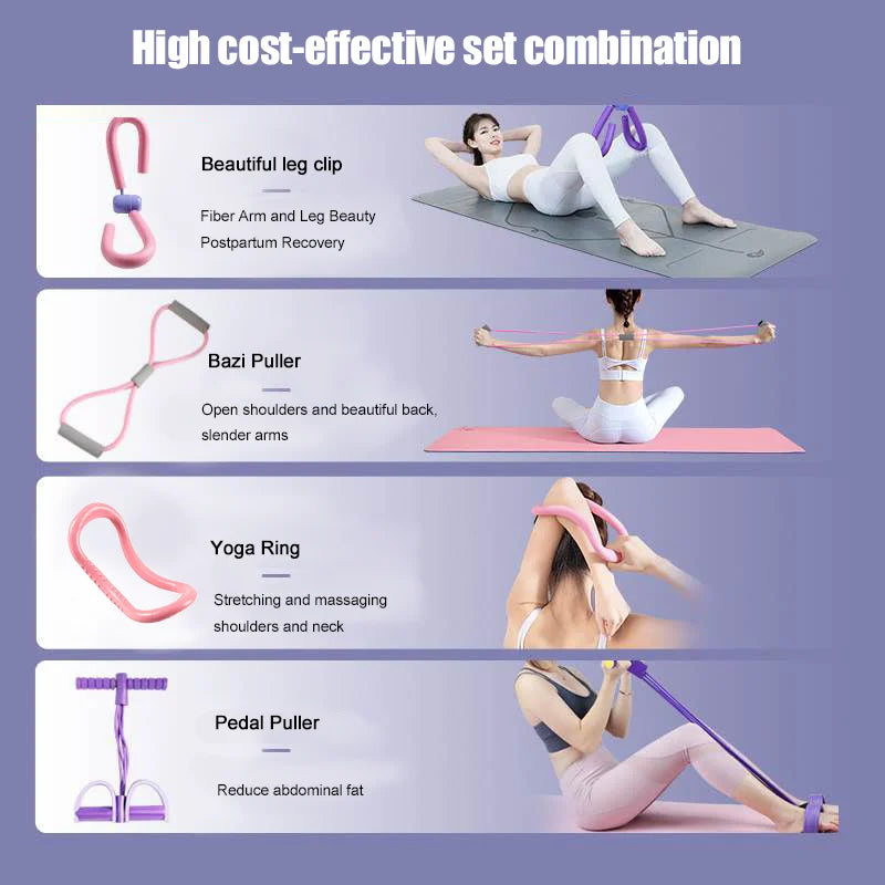 FlexFit™ Ultimate Home Kit  Kit de Fitness Multifonction pour Yoga, Renforcement et Sculpting
