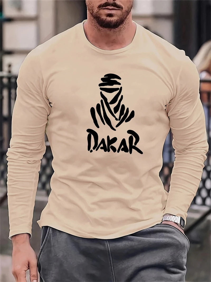 T-Shirt Manches Longues DAKAR – Oversize Streetwear 3D & Style Urbain