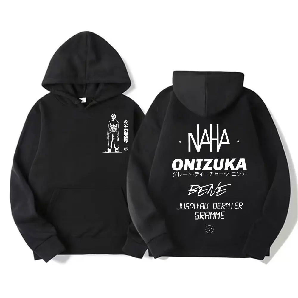 Hoodie Streetwear Graphique Oversize – Sweat à Capuche Hip Hop Unisexe