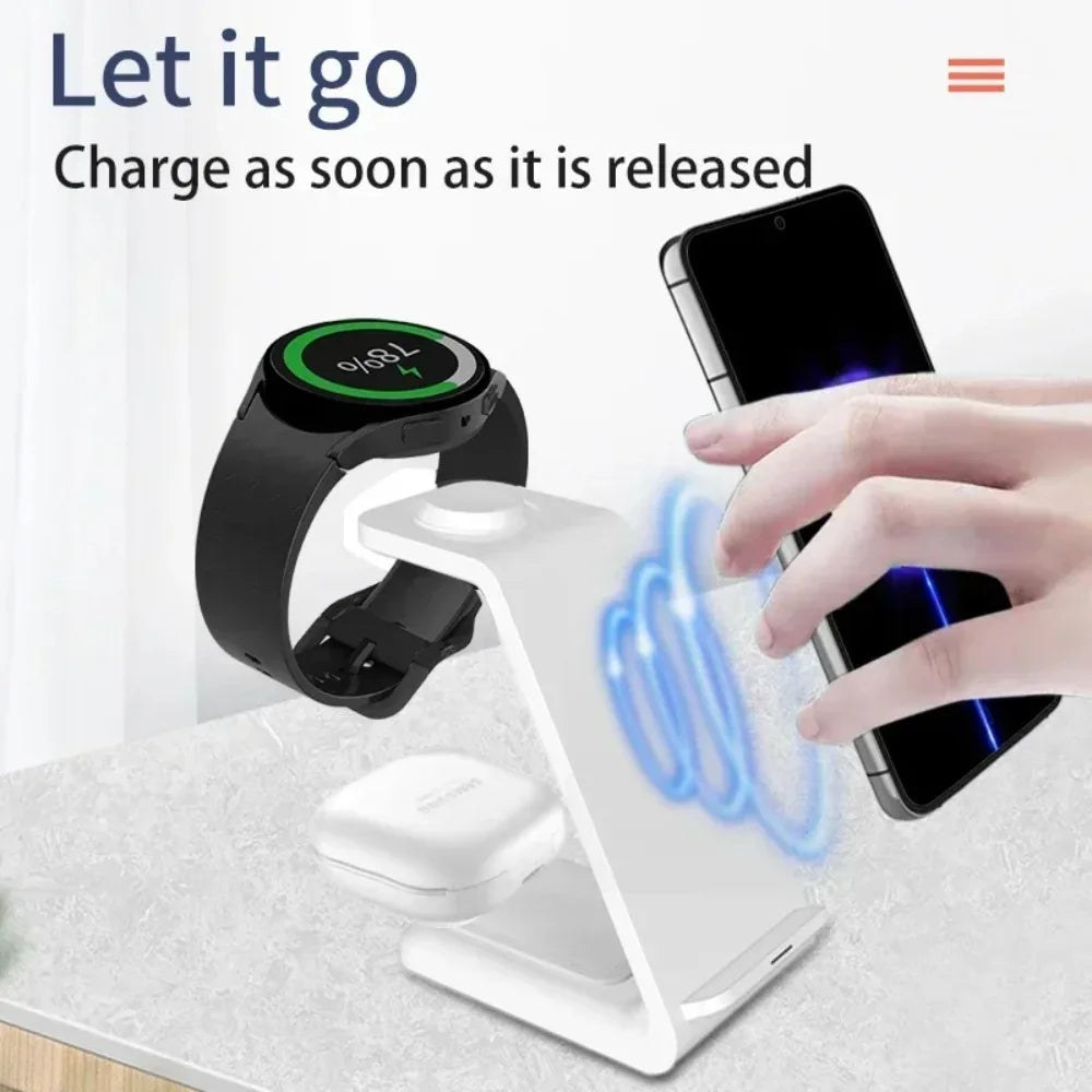 Chargeur Sans Fil 3-en-1 100W MagSafe Fast Charge