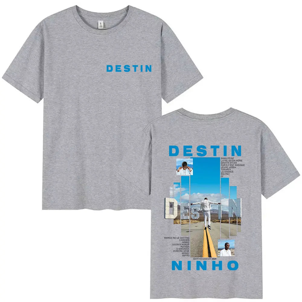 T‑shirt Rap Français Oversize – Streetwear Graphique 100 % Coton