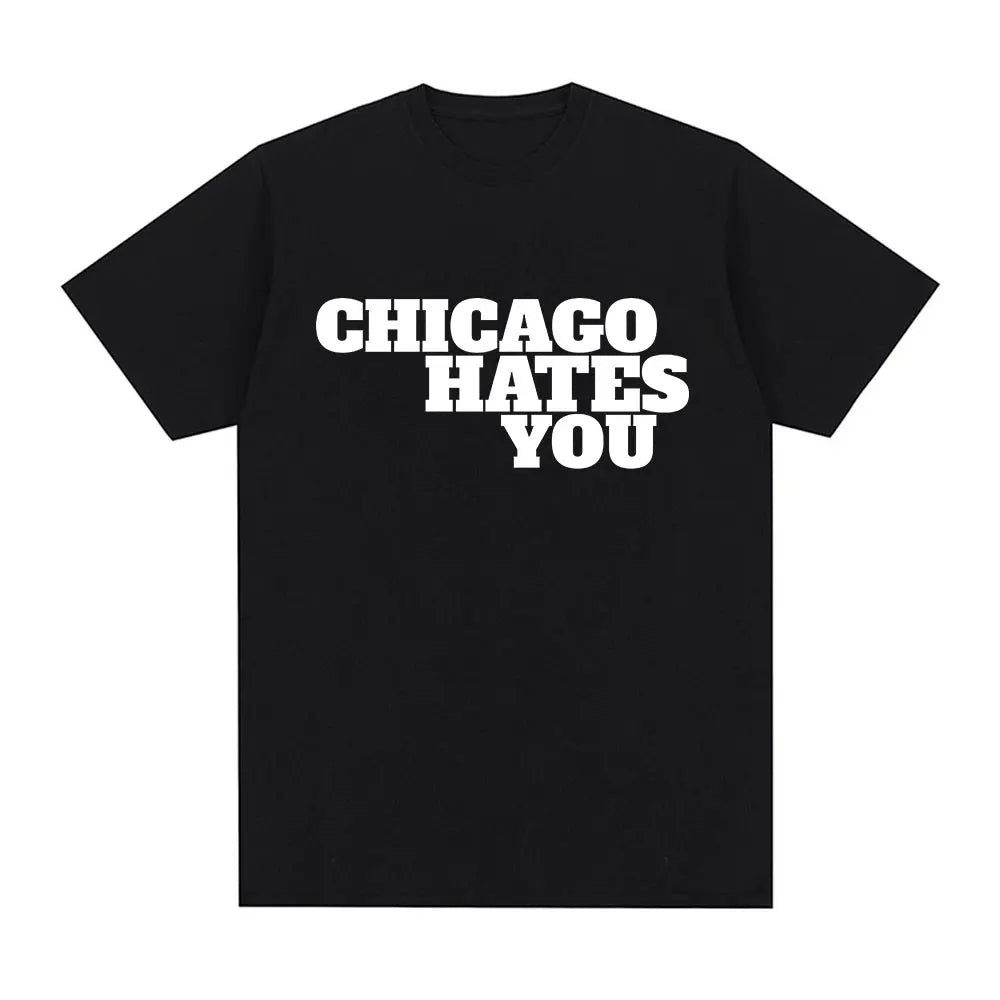 T-Shirt Streetwear Rap Chicago Oversize – Style Hip-Hop Urbain