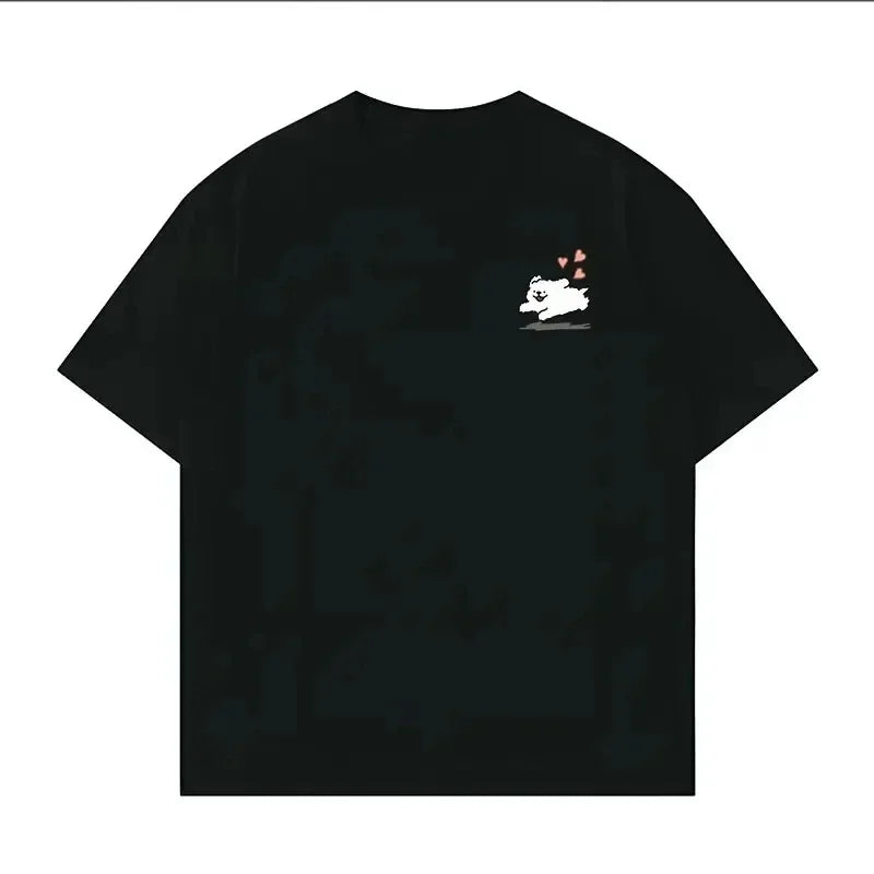 T‑Shirt Pop Vintage Oversize – Streetwear Unisexe 100 % Coton