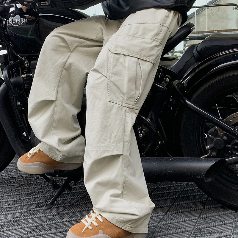 Pantalon Cargo Homme Grandes Poches - Style Japonais Y2K Harajuku