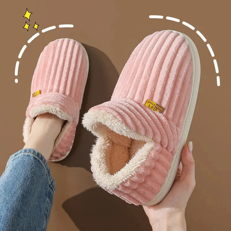 PlushStep™ – Chaussons Hiver Doux & Chauds | Femme & Homme Confort Peluche