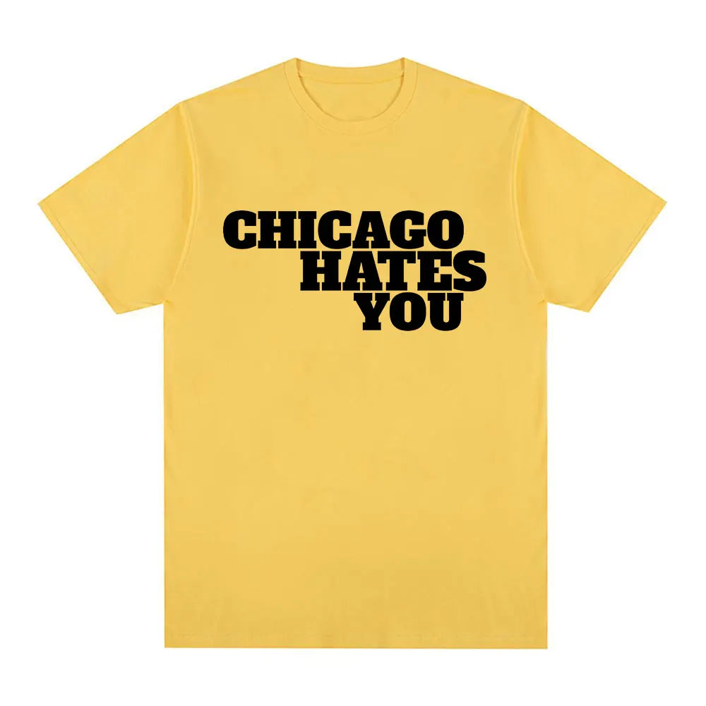 T-Shirt Streetwear Rap Chicago Oversize – Style Hip-Hop Urbain
